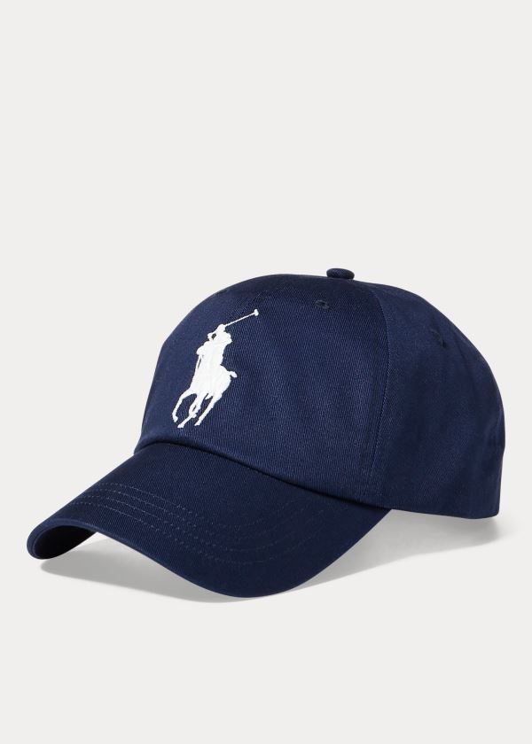 Gorra Polo Ralph Lauren Hombre Azul Marino - Big Pony Chino Baseball - UBTLI1245